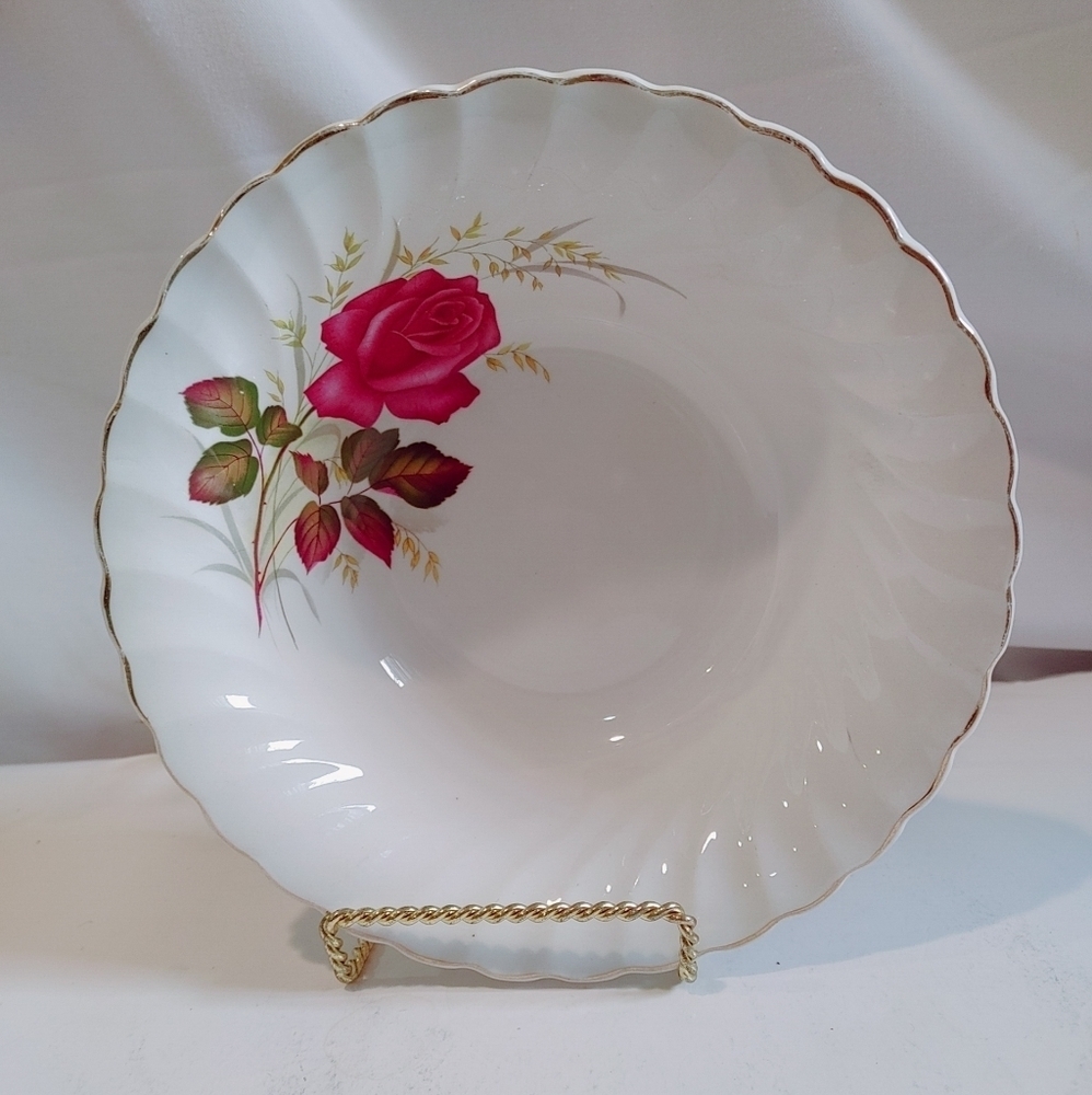 Vintage‎ Myott England Ironstone Anniversary Rose